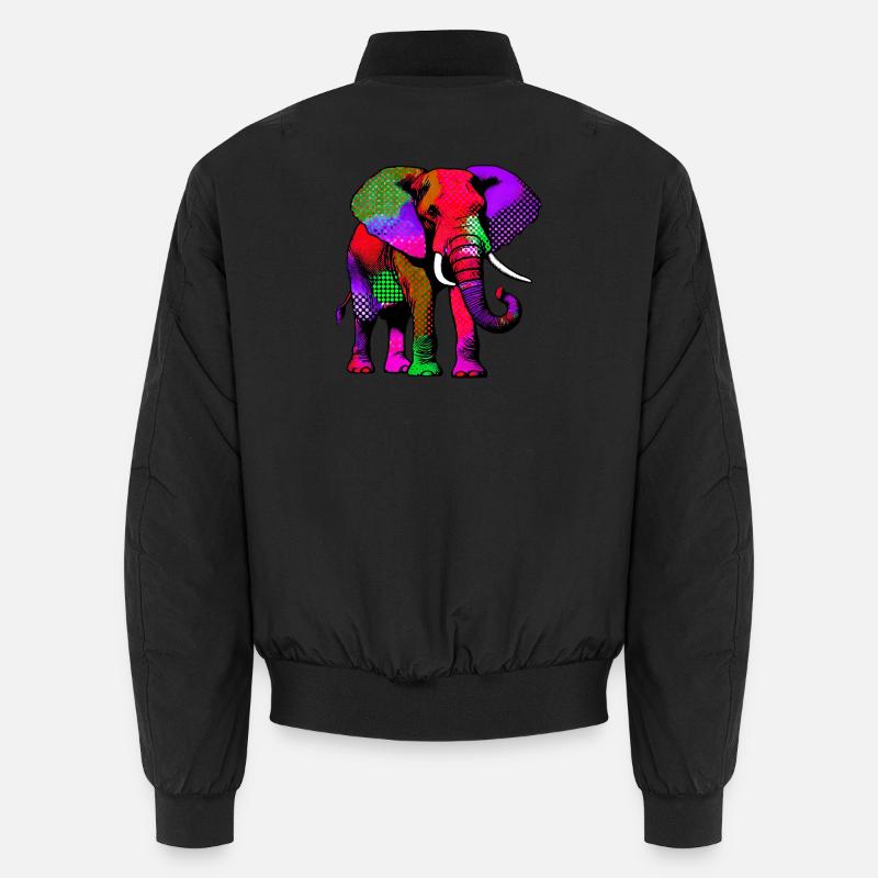 Éléphant Bomber unisexe