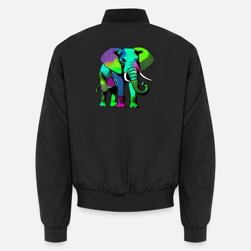 Elefant Unisex Bomberjacke