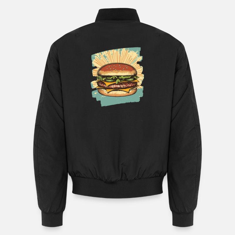 Burger Rétro Bomber unisexe