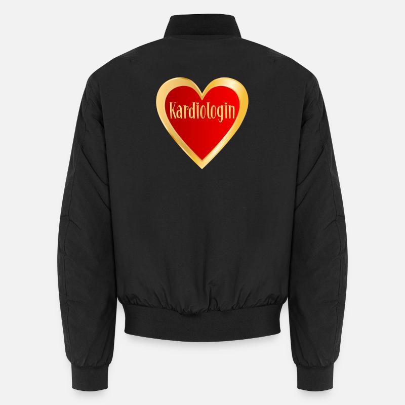 Kardiologin Herz Unisex Bomberjacke