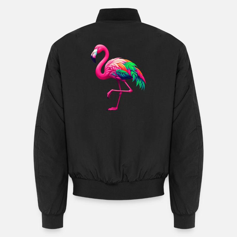Flamant - Bomber unisexe - noir