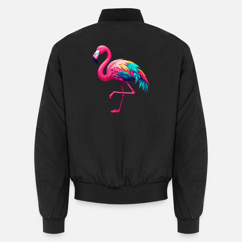 Flamant - Bomber unisexe - noir