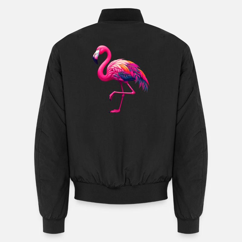 Flamant - Bomber unisexe - noir