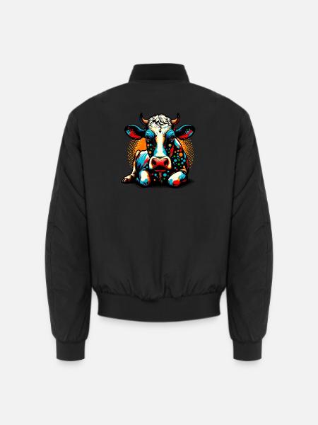 Vache - Bomber unisexe - noir