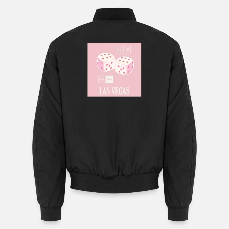 Las Vegas Casino Dice - Unisex Bomber Jacket - black