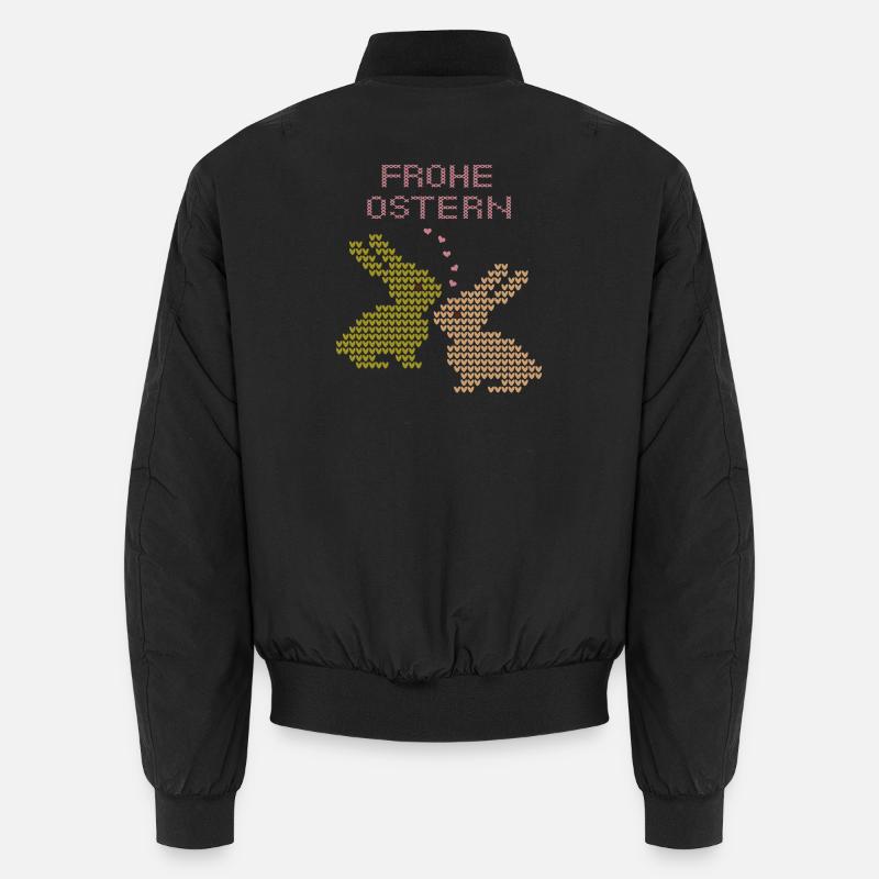 Joyeuses Pâques - Bomber unisexe - noir