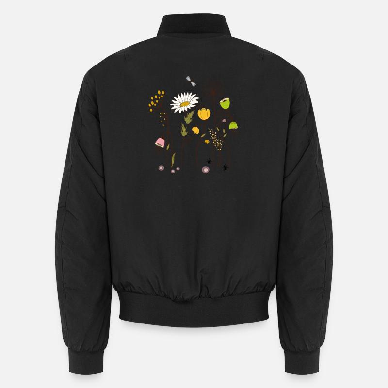 Fleurs de jardin Bomber unisexe