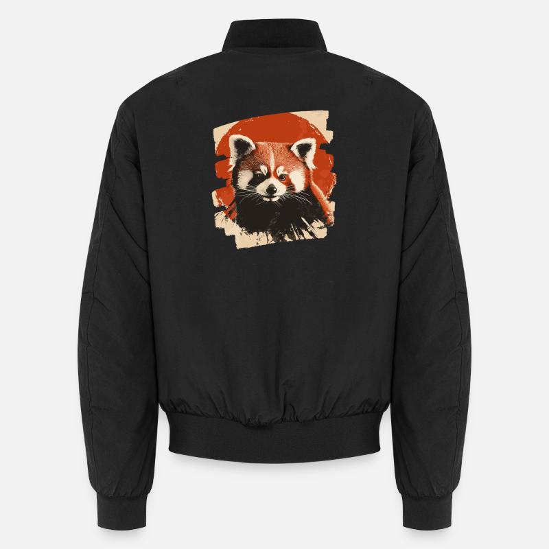 Red panda Unisex Bomber Jacket