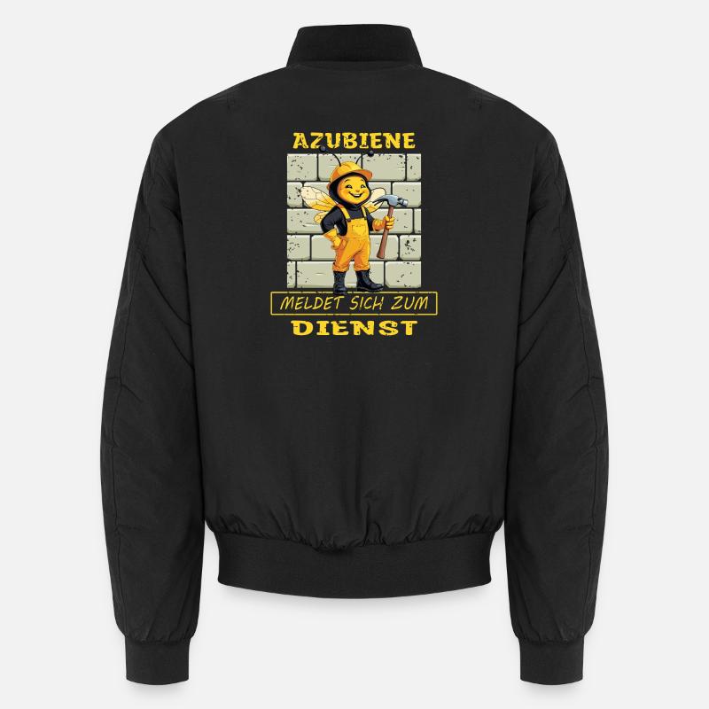 Azubiene Handwerkerin - Unisex Bomberjacke - Schwarz