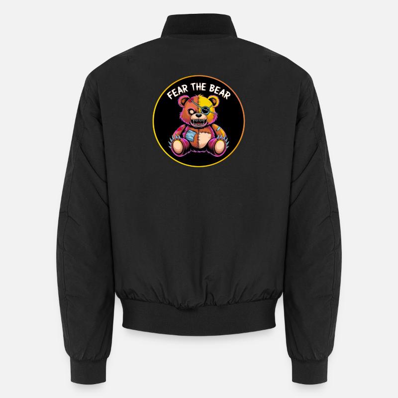 Fear the Bear - Unisex Bomberjacke - Schwarz