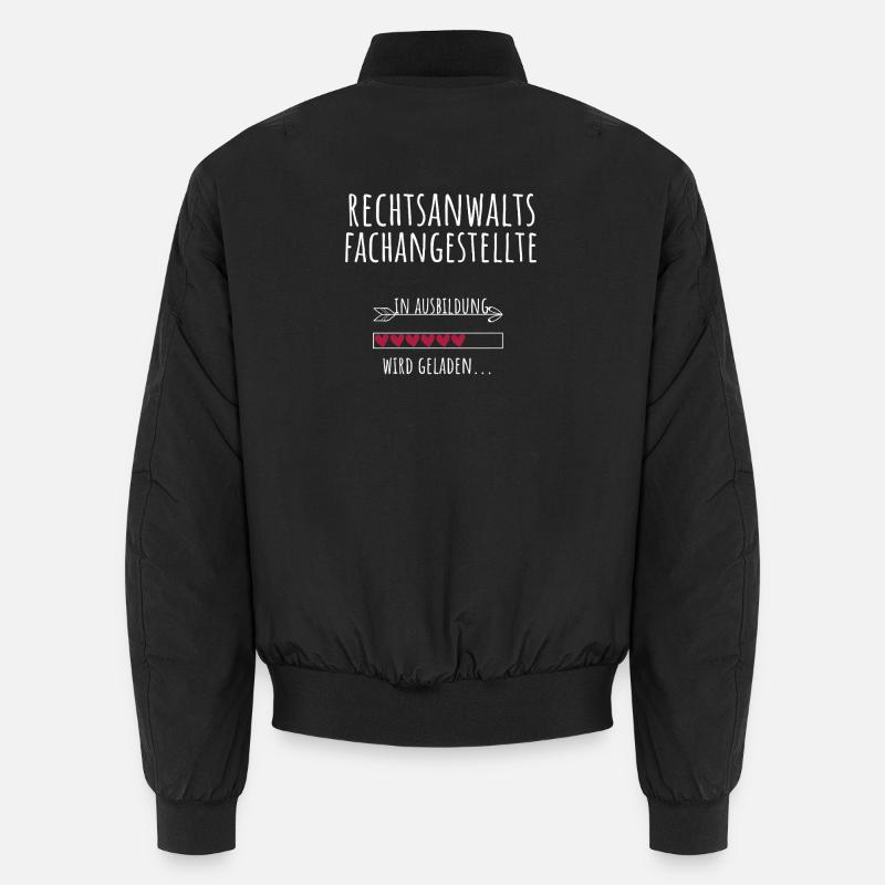 Rechtsanwaltsfachangestellte Ausbildung Beruf - Unisex Bomberjacke - Schwarz