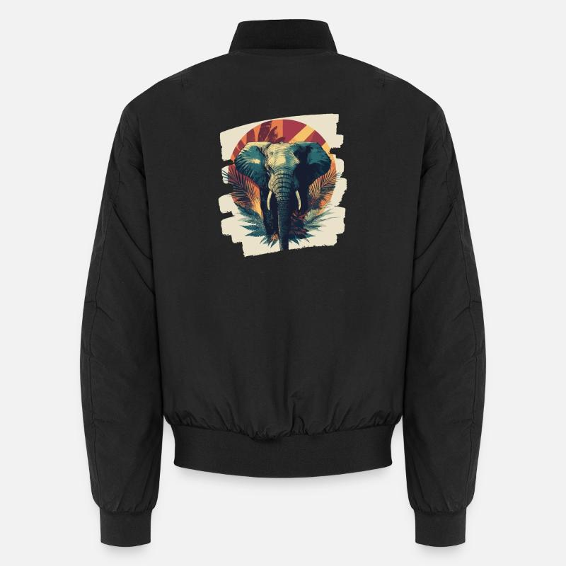 Éléphant Bomber unisexe