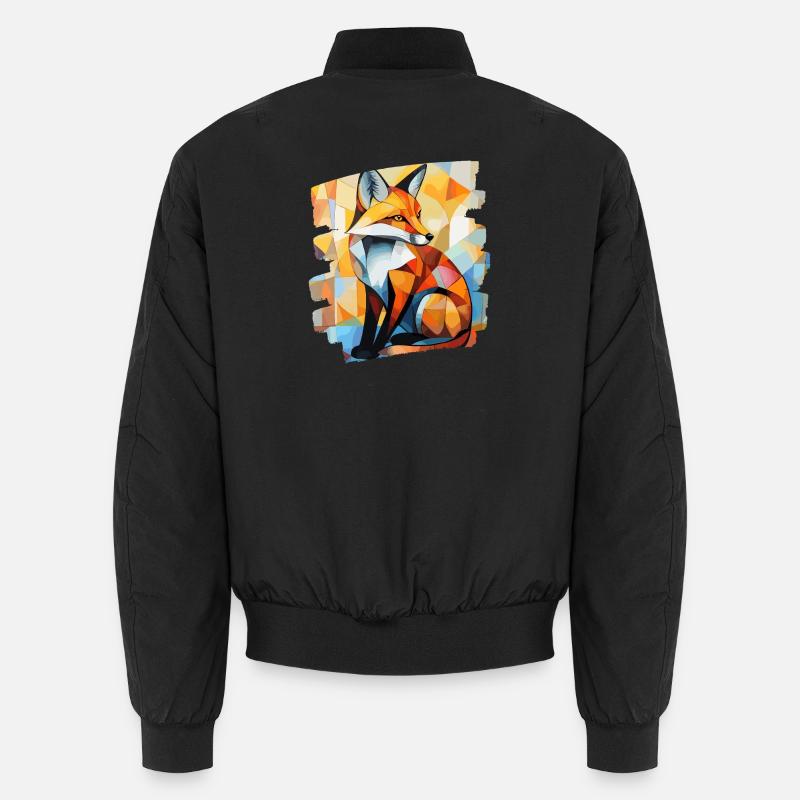 Renard - Bomber unisexe - noir