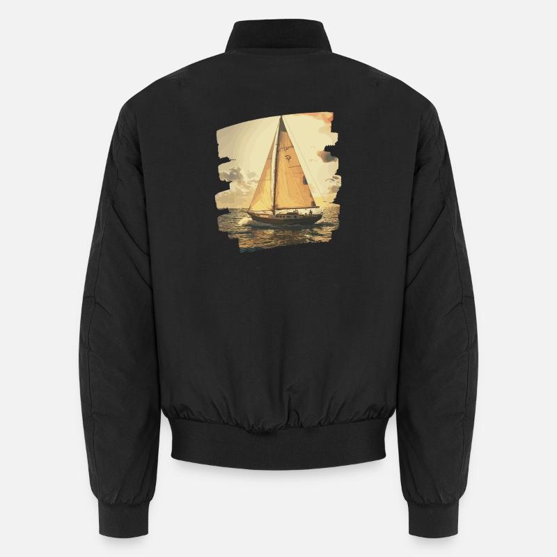 Segelboot Unisex Bomberjacke