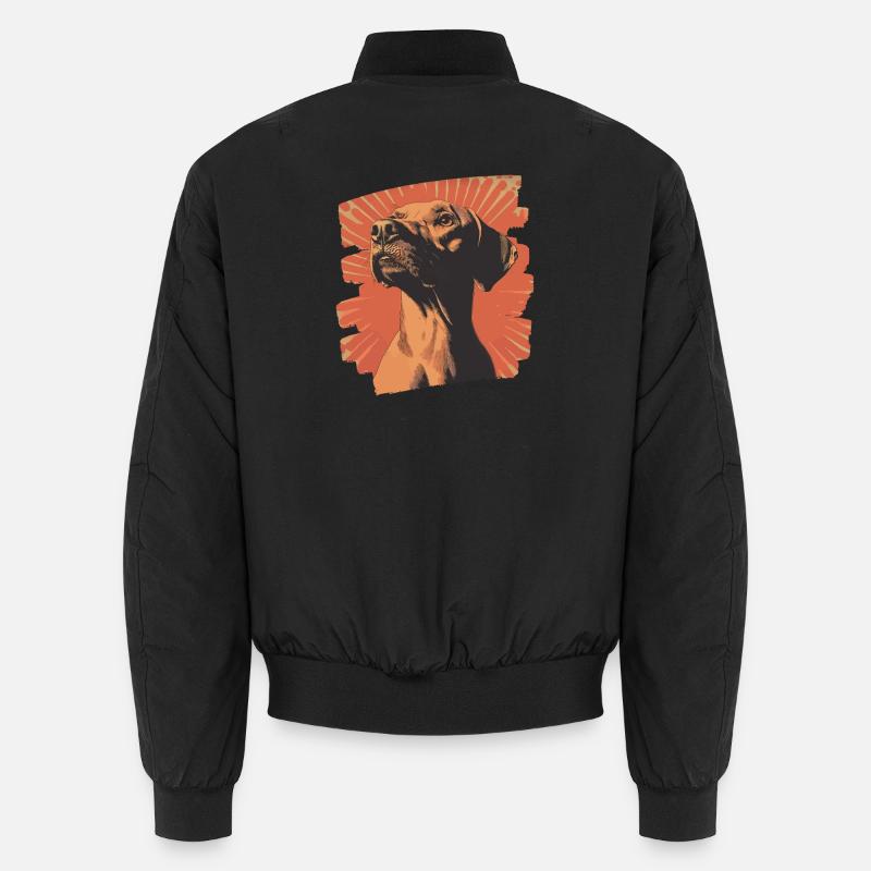 Rhodesian Ridgeback - Unisex Bomber Jacket - black