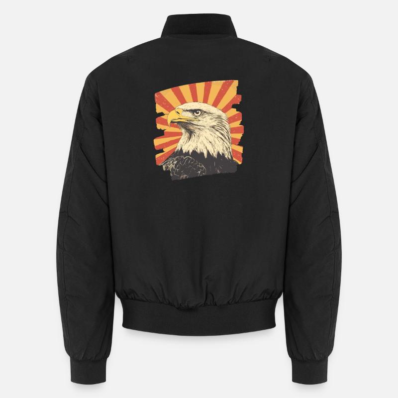 Adler - Unisex Bomberjacke - Schwarz