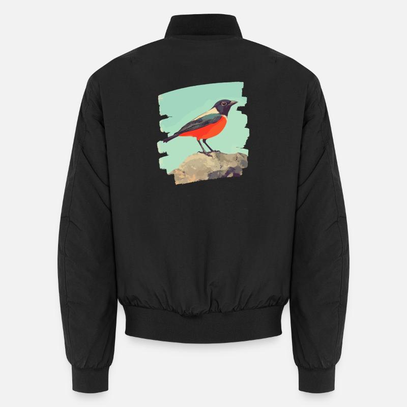 Kanarienvogel - Unisex Bomberjacke - Schwarz