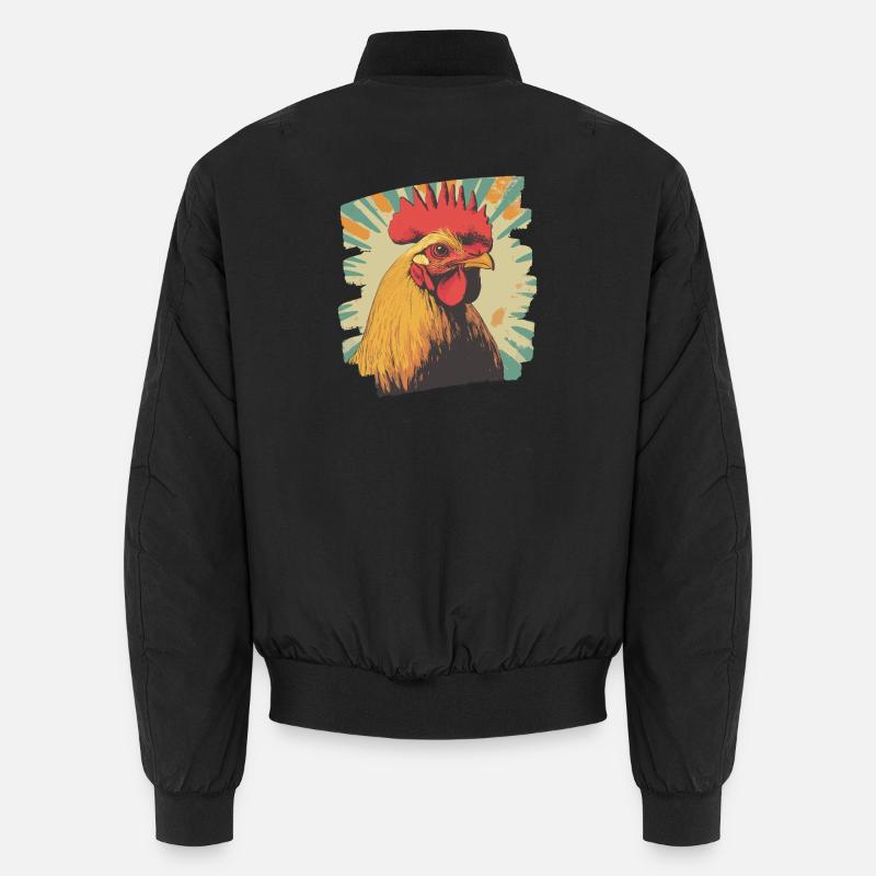Coq - Bomber unisexe - noir