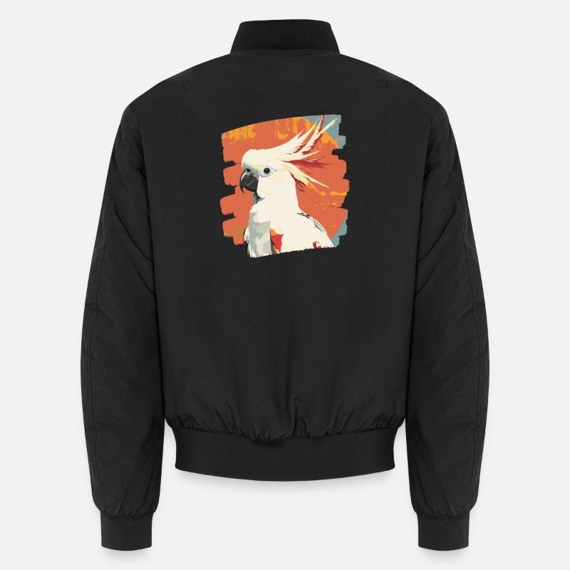 Cacatoès - Bomber unisexe - noir