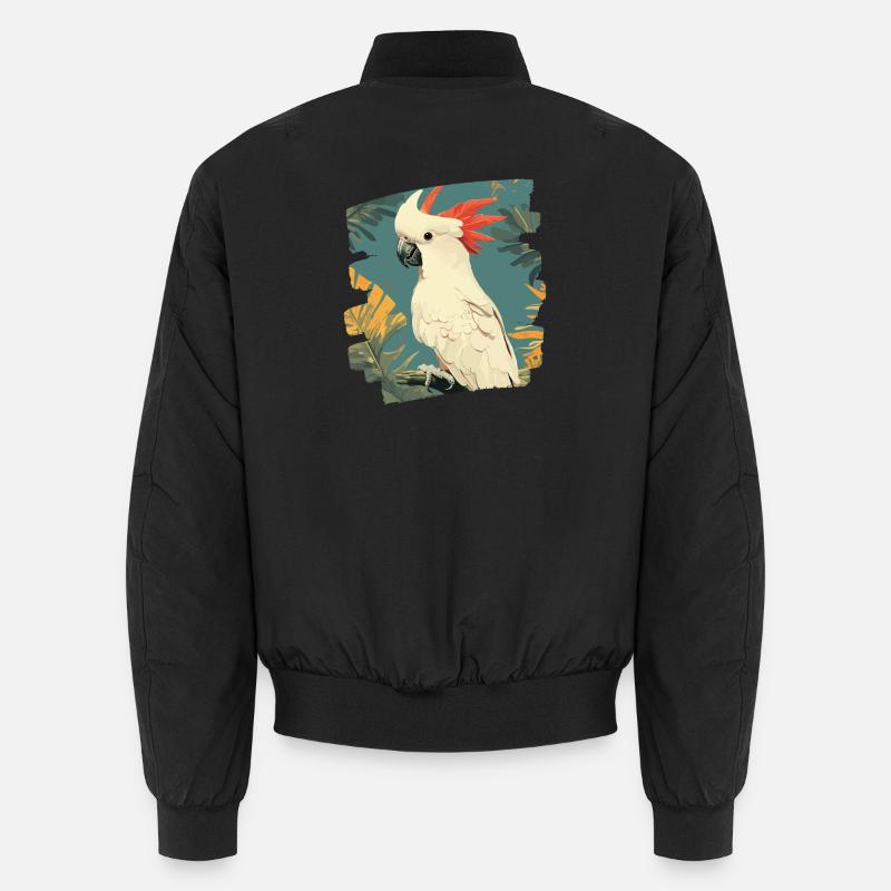 Kakadu - Unisex Bomberjacke - Schwarz