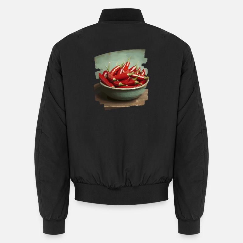 Chili - Unisex Bomberjacke - Schwarz