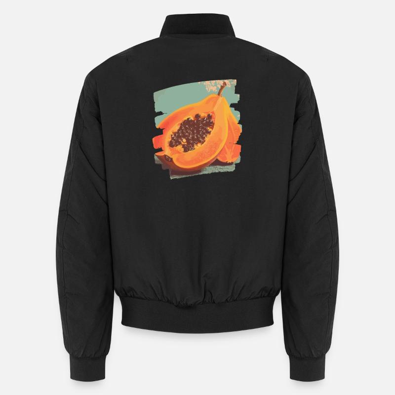 Papaya - Unisex Bomber Jacket - black