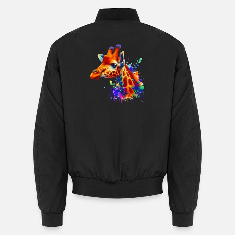 Giraffe Unisex Bomberjacke