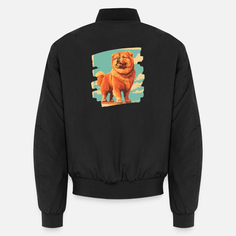 Chow Chow - Unisex Bomber Jacket - black