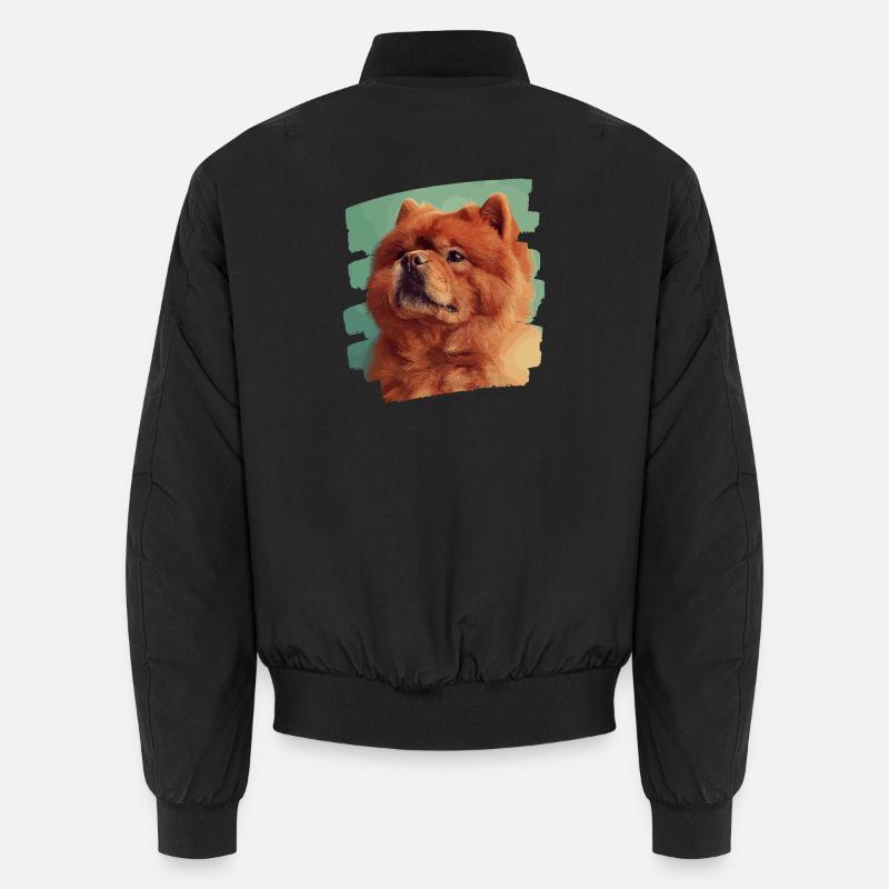 Chow Chow - Unisex Bomberjacke - Schwarz