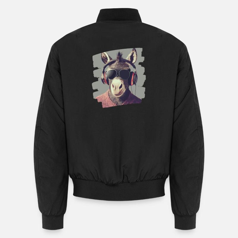 Donkey - Unisex Bomber Jacket - black