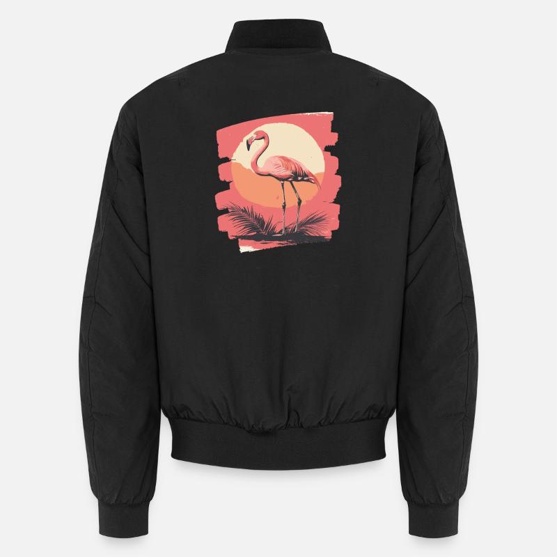 Flamant - Bomber unisexe - noir