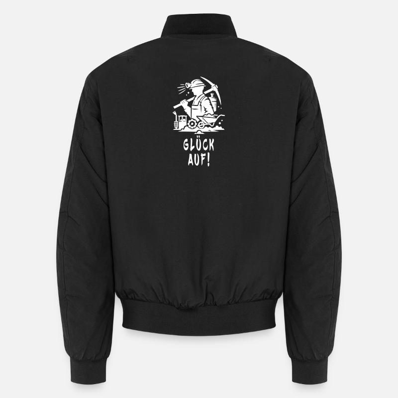 Good luck! Mining Design Unisex Bomber Jacket