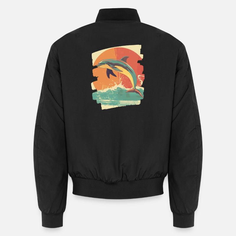 Delfin Unisex Bomberjacke
