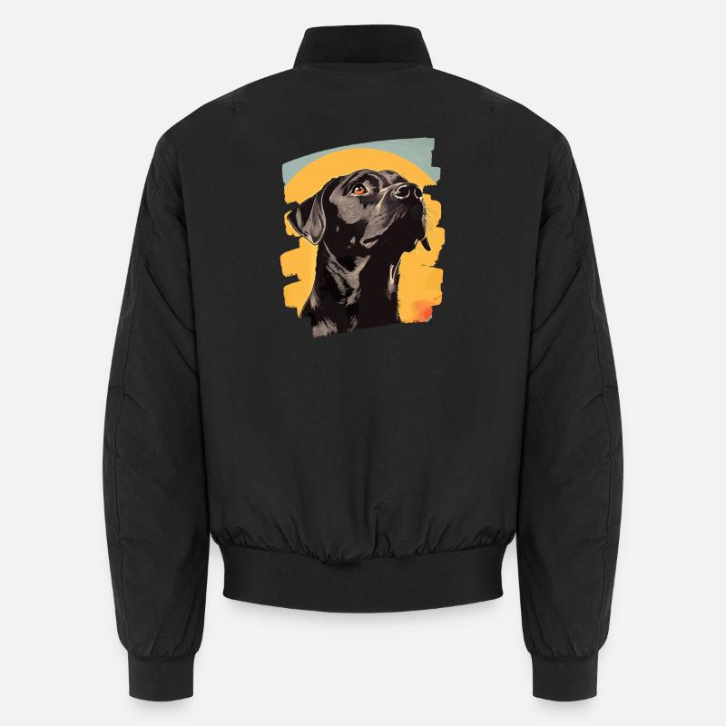 Labrador - Unisex Bomberjacke - Schwarz