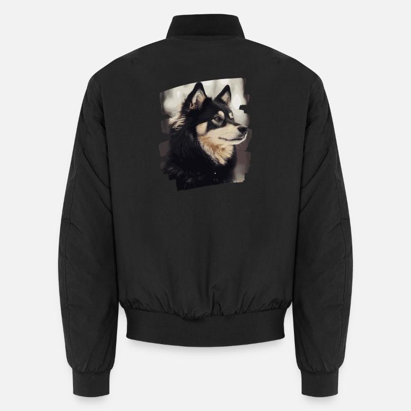 Finnish Lapphund Unisex Bomber Jacket