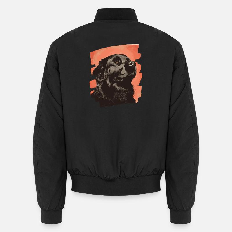 Newfoundland - Unisex Bomber Jacket - black