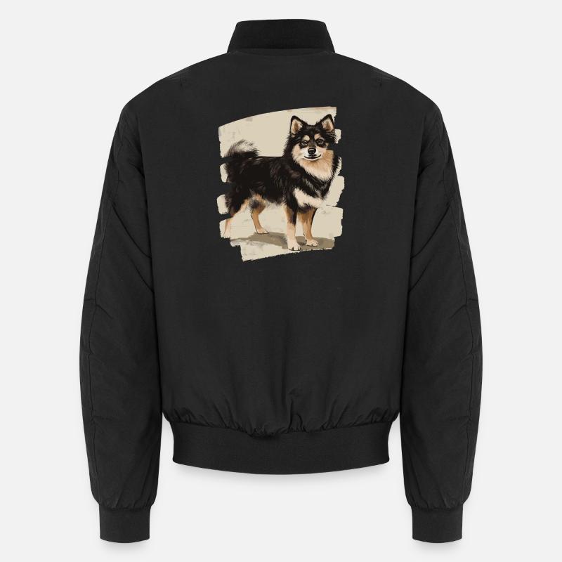 Finnischer Lapphund Unisex Bomberjacke
