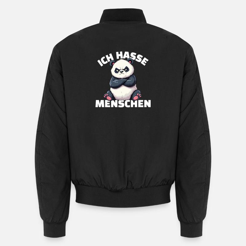 Le panda déteste les gens Design Bomber unisexe