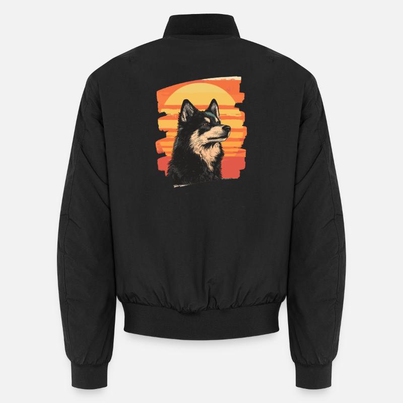 Finnish Lapphund Unisex Bomber Jacket