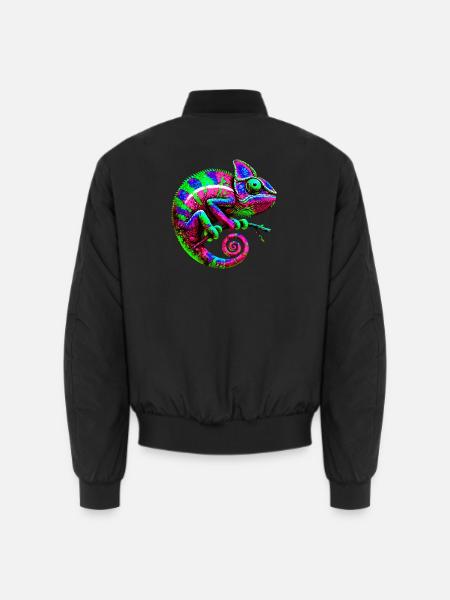 Chameleon - Unisex Bomber Jacket - black