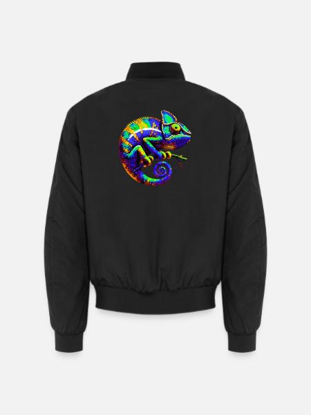 Caméléon - Bomber unisexe - noir