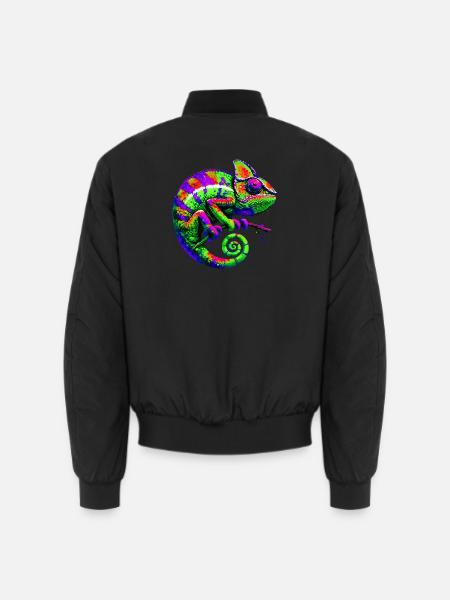Chameleon - Unisex Bomber Jacket - black
