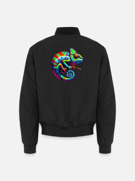 Chameleon - Unisex Bomber Jacket - black