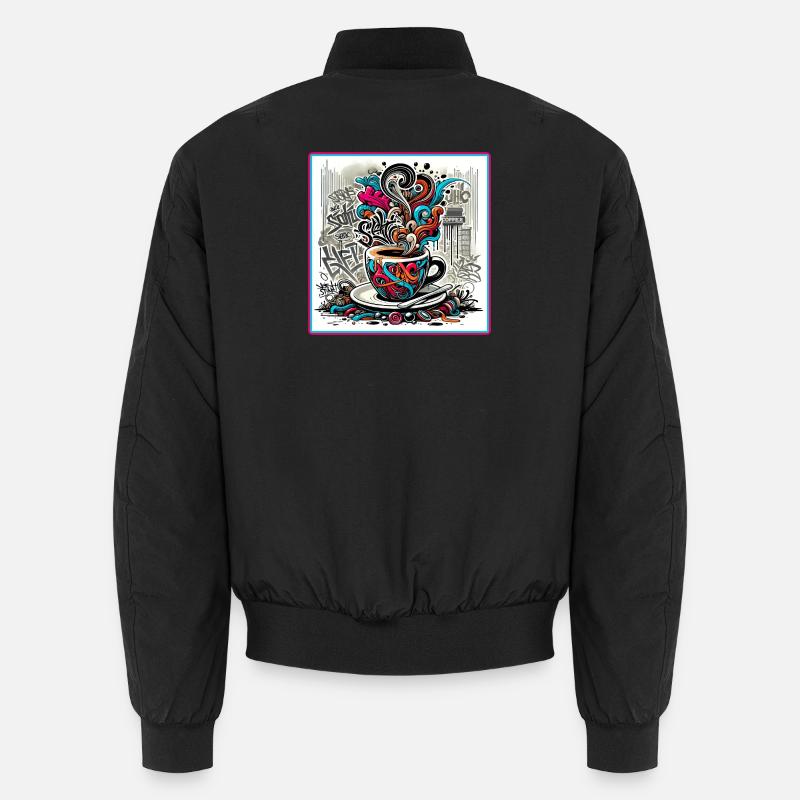 Espresso Graffiti Unisex Bomberjacke