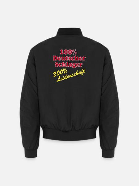 Schlager Party , Schlager Music , Schlager 100% - Unisex Bomber Jacket - black