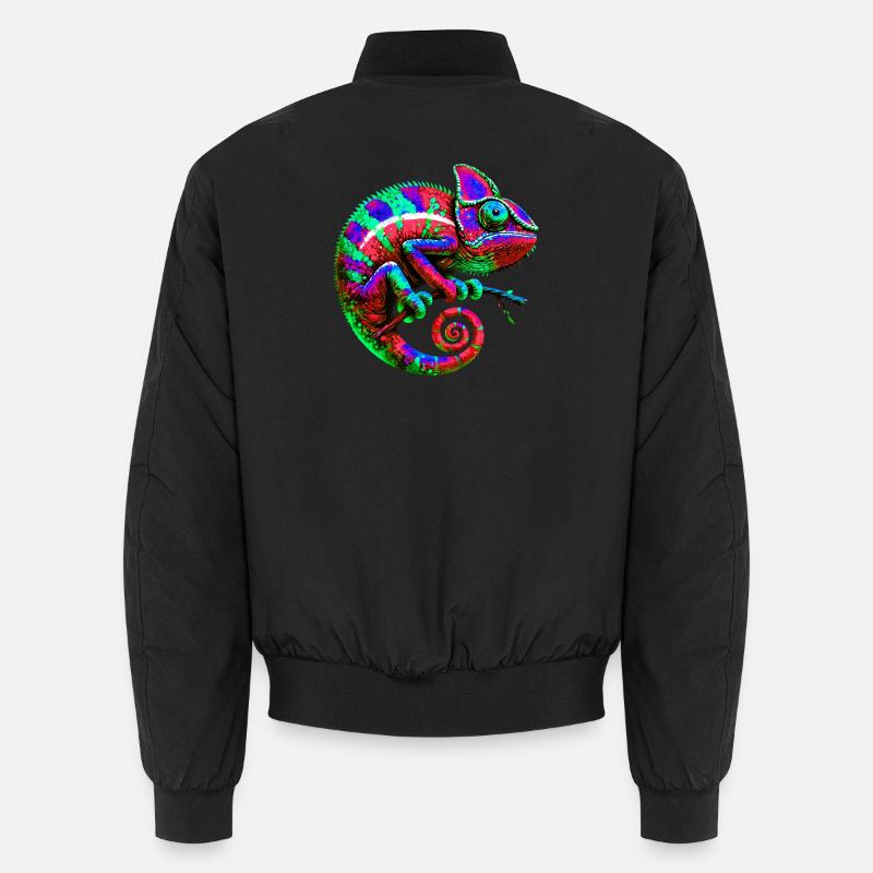 Caméléon - Bomber unisexe - noir