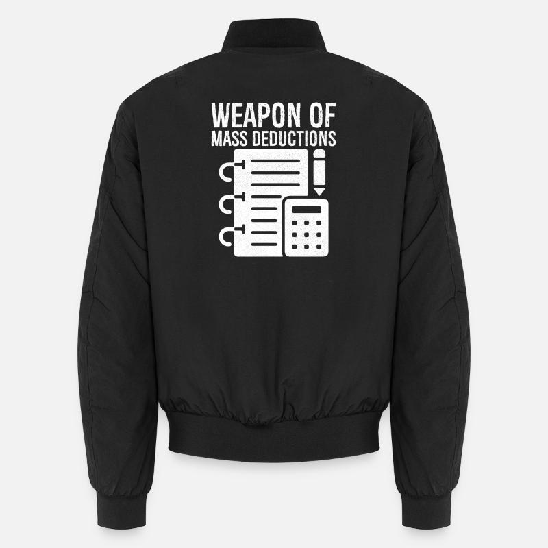 Arme de masse déduction calculatrice Bomber unisexe