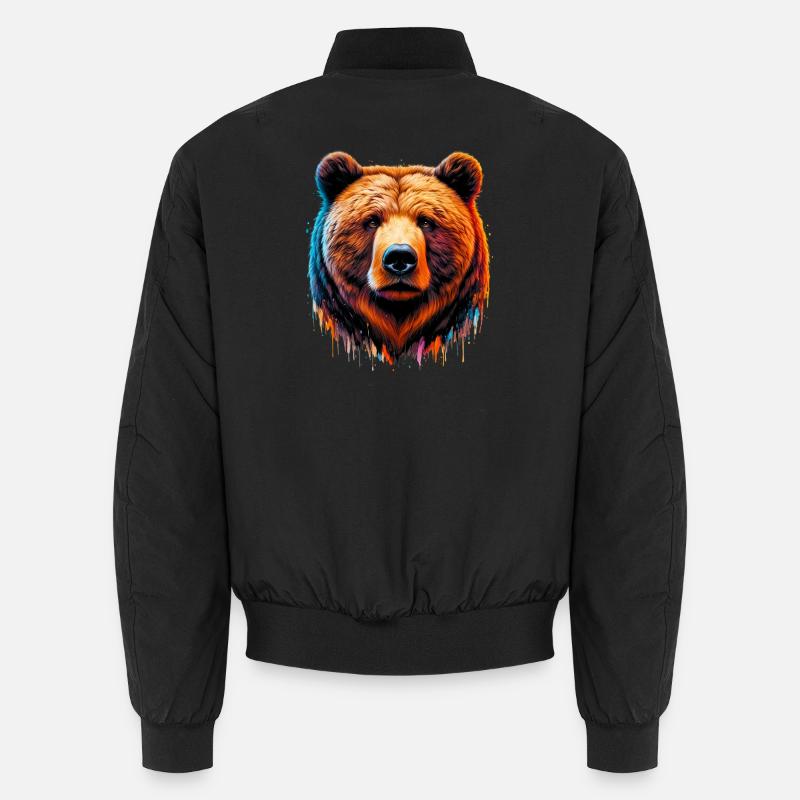 Bear Unisex Bomber Jacket