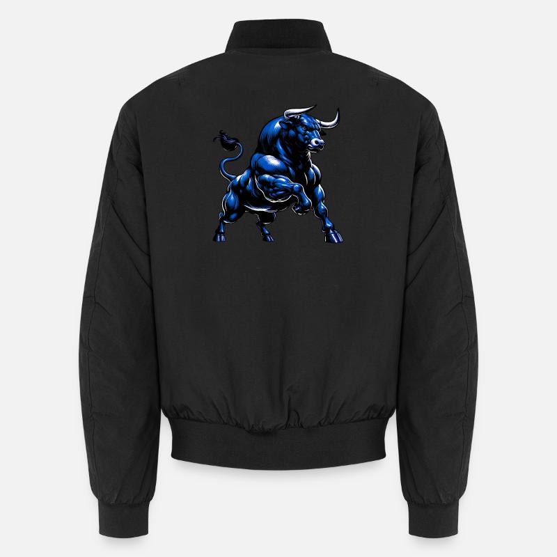 Stier - Unisex Bomberjacke - Schwarz