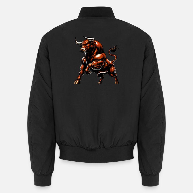 Taureau - Bomber unisexe - noir